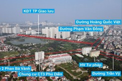 Những tuyến đường đang và sẽ mở qua khu đô thị Thành phố Giao lưu