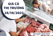 Giá cả thị trường hôm nay 25/10/2022: Các loại thịt heo, bò và gà giảm đến 24% tại nhiều siêu thị