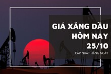 Giá xăng dầu hôm nay 25/10: Đảo chiều, tăng lên mức 74.620 JPY/thùng