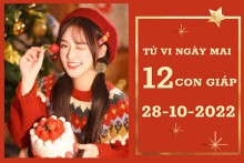 Tử vi ngày mai của 12 con giáp 28/10/2022: Mão tài lộc bất ổn, Thân tình yêu vượng sắc