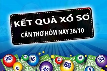 (KQXSCT) Kết quả xổ số Cần Thơ hôm nay thứ Tư 26/10/2022: Giải đặc biệt 000344