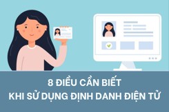 8 điều cần nắm bắt khi sử dụng tài khoản định danh điện tử