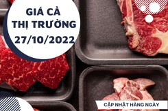 Giá cả thị trường hôm nay 27/10/2022: Farmers' Market và WinMart tiếp tục khuyến mãi thịt heo