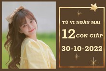 Tử vi ngày mai của 12 con giáp 30/10/2022: Thìn tài lộc tăng cao, Hợi tình cảm trắc trở
