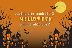 Tham khảo những mẫu tranh lễ hội Halloween kinh dị nhất 2022