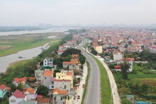 Hà Nội đấu giá 32 thửa đất ở tại huyện Thạch Thất, khởi điểm từ 51,7 triệu đồng/m2