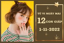 Tử vi ngày mai của 12 con giáp 1/11/2022: Dậu tài lộc lao dốc, Mão tình yêu kém duyên