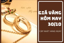 Giá vàng hôm nay 30/10: Vàng SJC ghi nhận giảm 500.000 - 600.000 đồng/lượng trong tuần qua