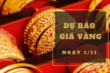 Dự báo giá vàng 1/11: Sẽ tiếp tục giảm theo thị trường thế giới?