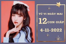 Tử vi ngày mai của 12 con giáp 4/11/2022: Tỵ tài lộc đầy nhà, Tý công việc kém hanh thông