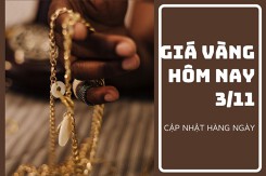 Giá vàng hôm nay 3/11: Giảm từ 50.000 đồng/lượng đến 200.000 đồng/lượng