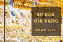 Dự báo giá vàng 4/11: Tiếp tục lao dốc theo đà thế giới?