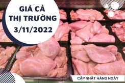 Giá cả thị trường hôm nay 3/11/2022: 'Săn' giá tốt với các sản phẩm thịt gà tại siêu thị