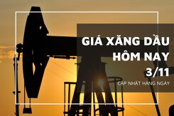 Giá xăng dầu hôm nay 3/11: Tiếp đà phục hồi, giá dầu tăng dưới 0,5%