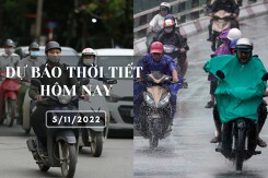 Dự báo thời tiết hôm nay 5/11/2022: Hà Nội vẫn rét, không mưa, Đà Nẵng có mưa vài nơi, TP HCM cục bộ có mưa to