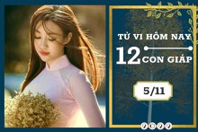 Tử vi hàng ngày hôm nay của 12 con giáp 5/11/2022: Thìn tài lộc khó khăn, Tuất tình duyên khởi sắc