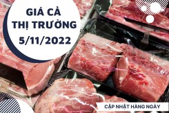 Giá cả thị trường hôm nay 5/11/2022: Giá thịt bò đồng loạt ổn định tại các siêu vào cuối tuần