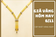 Giá vàng hôm nay 6/11: Vàng SJC ghi nhận tăng 500.000 - 600.000 đồng/lượng trong tuần qua