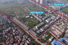 Đường sẽ mở theo quy hoạch ở xã Đức Giang, Hoài Đức, Hà Nội (phần 1)