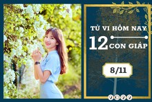 Tử vi hàng ngày hôm nay của 12 con giáp 8/11/2022: Dậu tài lộc tiêu hao, Tý tình cảm thắm thiết