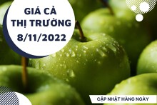 Giá cả thị trường hôm nay 8/11/2022: Giá rau củ và trái cây các loại phải chăng tại siêu thị