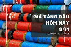 Giá xăng dầu hôm nay 8/11: Tiếp tục giảm nhẹ dưới 0,5%