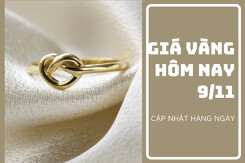 Giá vàng hôm nay 9/11: Tăng từ 300.000 đồng/lượng đến 400.000 đồng/lượng