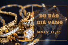 Dự báo giá vàng 11/11: Khả năng chưa dứt được đà giảm?