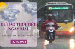 Dự báo thời tiết ngày mai 12/11/2022: Hà Nội sáng lạnh, chiều nắng nhẹ, Đà Nẵng, TP HCM mưa về chiều và tối