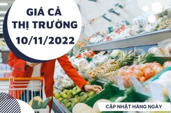 Giá cả thị trường hôm nay 10/11/2022: Rau củ quả tươi xanh giữ giá ổn định