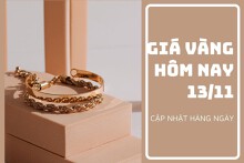 Giá vàng hôm nay 13/11: Vàng SJC ghi nhận giảm 80.000 - 100.000 đồng/lượng trong tuần qua