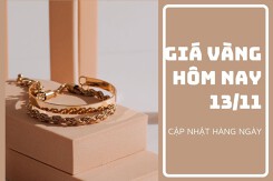 Giá vàng hôm nay 13/11: Vàng SJC ghi nhận giảm 80.000 - 100.000 đồng/lượng trong tuần qua