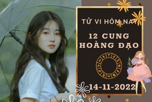 Tử vi hôm nay của 12 cung hoàng đạo ngày 14/11/2022: Xử Nữ tài lộc không tốt, Bọ Cạp tình cảm êm đềm