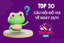 30 câu hỏi đố vui về ngày 20/11 thú vị, chọn lọc năm 2022