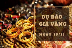 Dự báo giá vàng 15/11: Duy trì xu hướng giảm nhẹ?