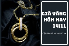 Giá vàng hôm nay 14/11: Ghi nhận giảm 100.000 đồng/lượng trong sáng đầu tuần