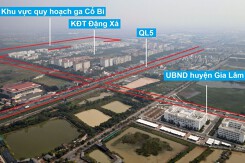 Những tuyến đường đang và sẽ mở qua khu đô thị 31 ha thị trấn Trâu Quỳ