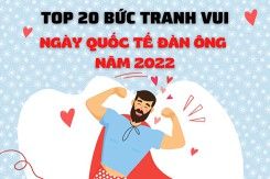 Top 20 bức tranh vui ngày Quốc tế Đàn ông năm 2022