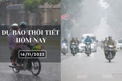 Dự báo thời tiết hôm nay 16/11/2022: Hà Nội có lúc có mưa, trời lạnh, Đà Nẵng, TP HCM có mưa rào và dông vài nơi