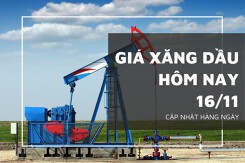 Giá xăng dầu hôm nay 16/11: Dứt đà giảm, giá dầu tăng trên 1%