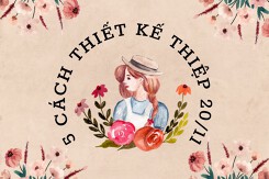 Tham khảo 5 cách thiết kế thiệp 20/11 trên máy tính, điện thoại chi tiết nhất 2022