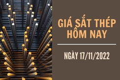 Giá sắt thép xây dựng hôm nay 17/11: Giảm về mức 3.702 nhân dân tệ/tấn