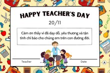 Top 50 lời chúc 20/11 ngắn gọn, ý nghĩa, chọn lọc 2025