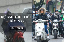 Dự báo thời tiết hôm nay 18/11/2022: Hà Nội mưa lạnh, Đà Nẵng trưa chiều trời nắng, TP HCM chiều vẫn mưa