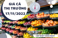 Giá cả thị trường hôm nay 17/11/2022: Trái cây nhiều loại được bán với giá tốt trong ngày