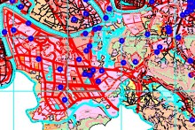 Bản đồ quy hoạch giao thông xã Mỹ An, huyện Lục Ngạn, tỉnh Bắc Giang