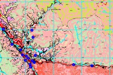 Bản đồ quy hoạch sử dụng đất xã Phong Vân, huyện Lục Ngạn, tỉnh Bắc Giang