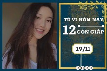 Tử vi hàng ngày hôm nay của 12 con giáp 19/11/2022: Dần tài lộc biến động, Thìn tình duyên rực rỡ