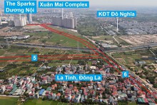 Đường sẽ mở theo quy hoạch ở xã Đông La, Hoài Đức, Hà Nội (phần 2)