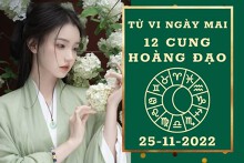 Tử vi ngày mai của 12 cung hoàng đạo 25/11/2022: Cự Giải tài lộc trung bình, Kim Ngưu tình yêu buồn phiền